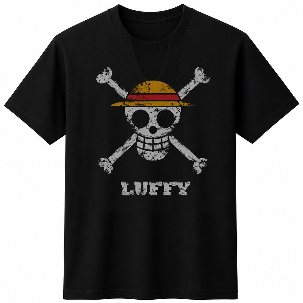 ONE PIECE - LUFFY PIRATE FLAG / DISTRESSED